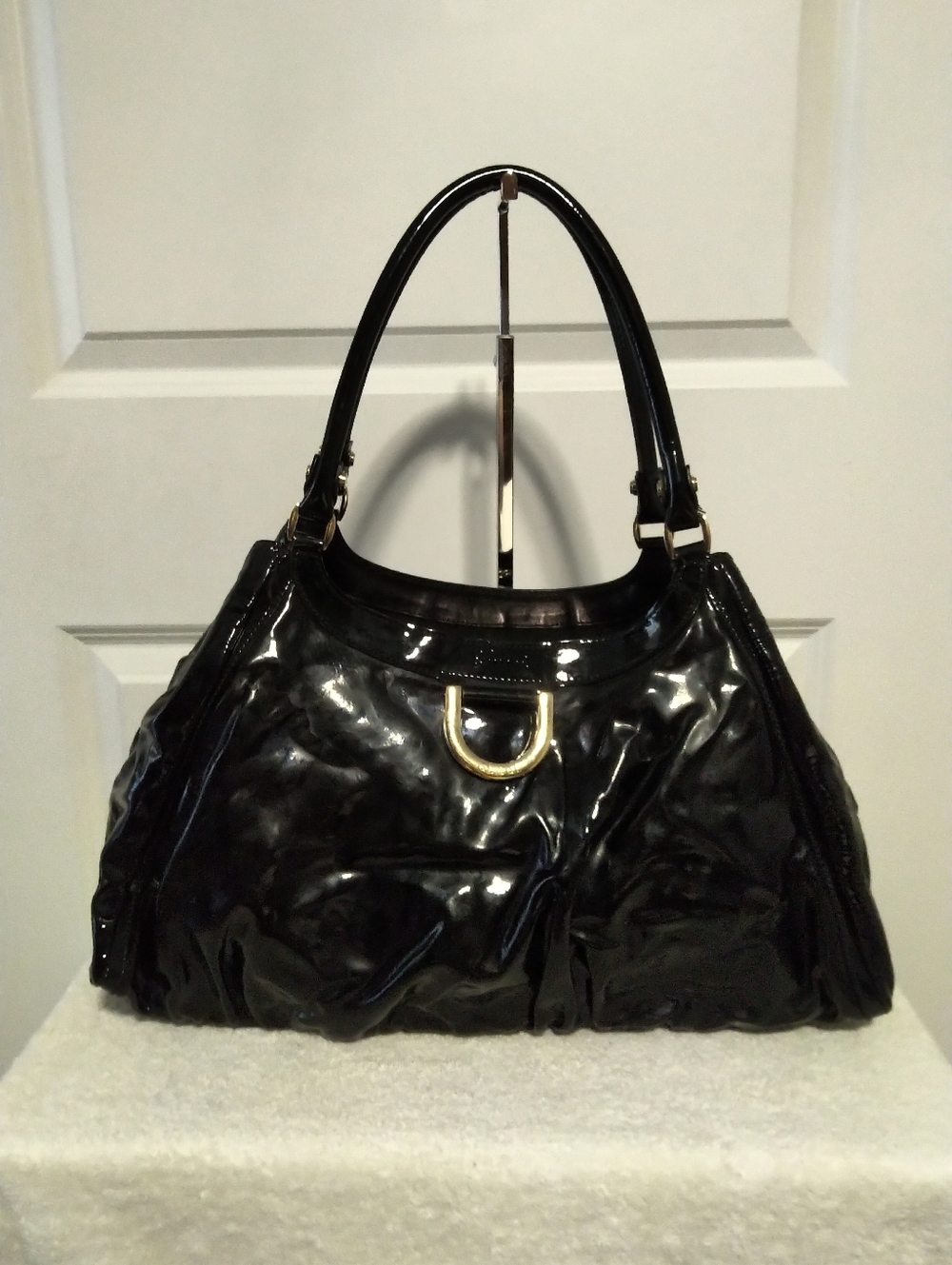 Authentic Gucci Patent Black Purse